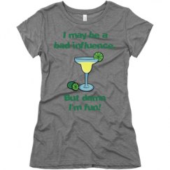 Ladies Slim Fit Super Soft Triblend Tee