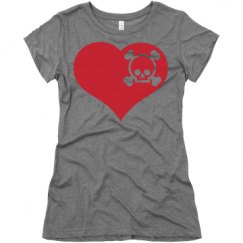 Ladies Slim Fit Super Soft Triblend Tee