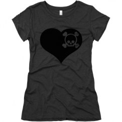 Ladies Slim Fit Super Soft Triblend Tee