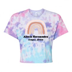 Women's Tie Dye Crop Top Tee