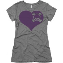 Ladies Slim Fit Super Soft Triblend Tee
