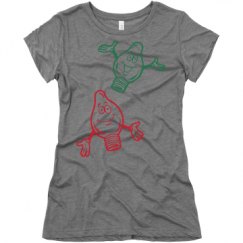 Ladies Slim Fit Super Soft Triblend Tee
