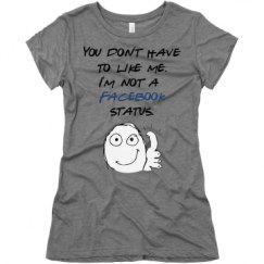 Ladies Slim Fit Super Soft Triblend Tee