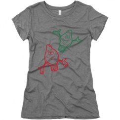 Ladies Slim Fit Super Soft Triblend Tee