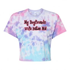 Women's Tie Dye Crop Top Tee