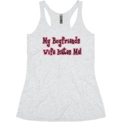 Ladies Slim Fit Super Soft Racerback Triblend Tank