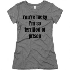 Ladies Slim Fit Super Soft Triblend Tee