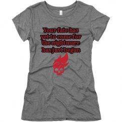 Ladies Slim Fit Super Soft Triblend Tee