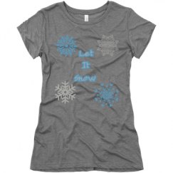 Ladies Slim Fit Super Soft Triblend Tee