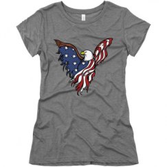 Ladies Slim Fit Super Soft Triblend Tee