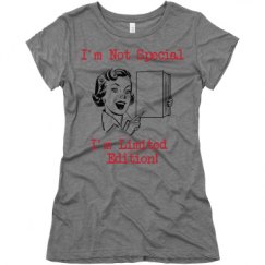 Ladies Slim Fit Super Soft Triblend Tee