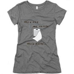 Ladies Slim Fit Super Soft Triblend Tee