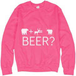 Unisex Neon Crewneck Sweatshirt