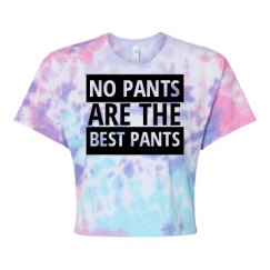 Women's Tie Dye Crop Top Tee