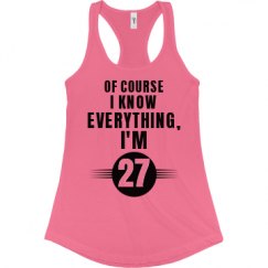 Ladies Slim Fit Racerback Tank Top