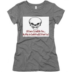 Ladies Slim Fit Super Soft Triblend Tee