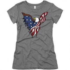 Ladies Slim Fit Super Soft Triblend Tee