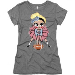 Ladies Slim Fit Super Soft Triblend Tee