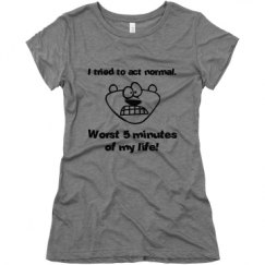 Ladies Slim Fit Super Soft Triblend Tee