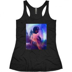 Ladies Slim Fit Super Soft Racerback Triblend Tank