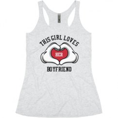 Ladies Slim Fit Super Soft Racerback Triblend Tank