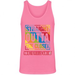 Unisex Jersey Neon Tank Top