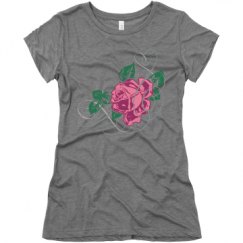 Ladies Slim Fit Super Soft Triblend Tee