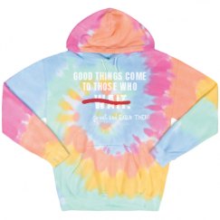 Unisex Tie-Dye Fleece Hoodie